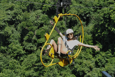 Aerobike atração do Hot Park Aerobike atração do Hot Park