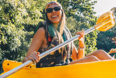 Passeio de Caiaque atração do Hot Park Passeio de Caiaque atração do Hot Park
